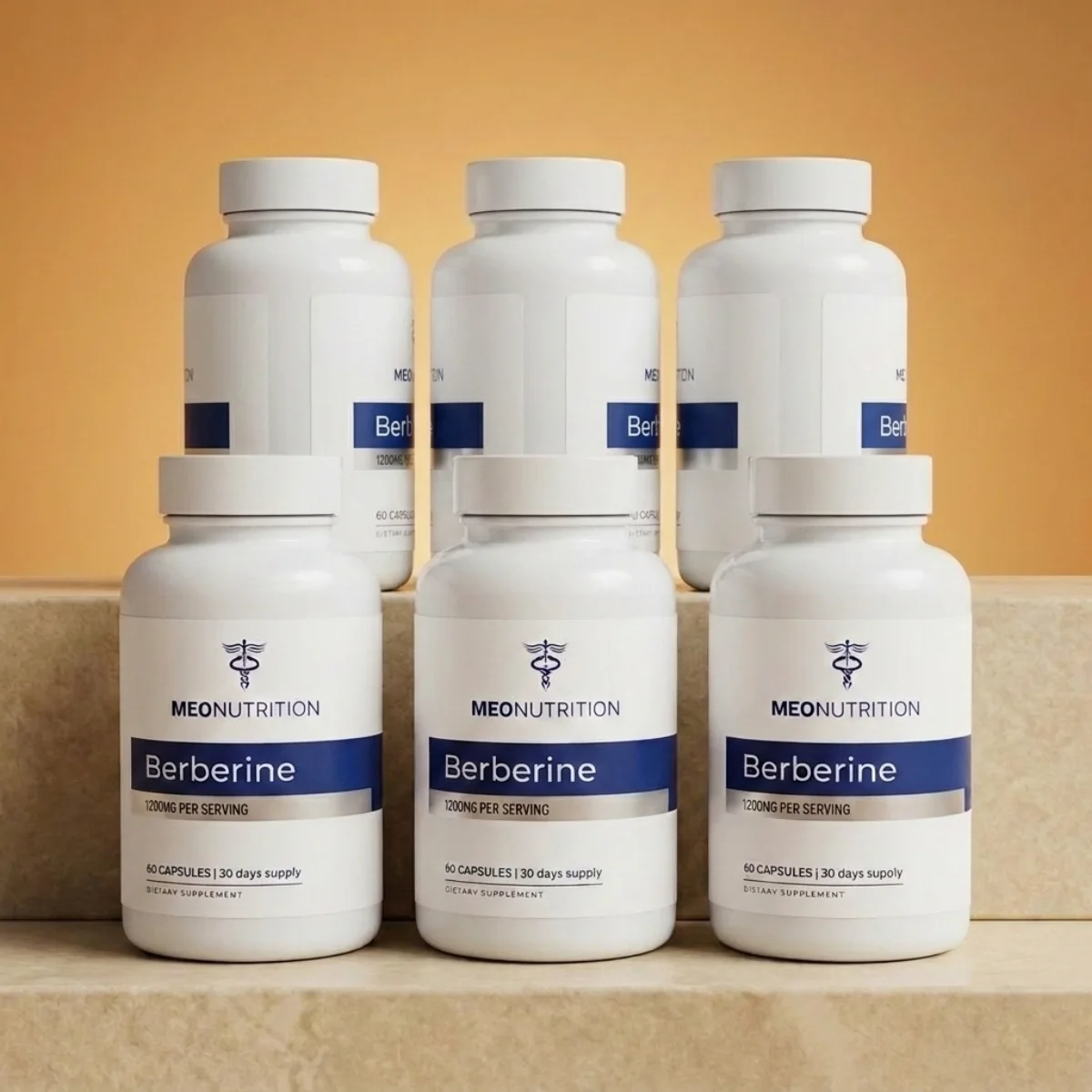 6 bottles of Berberine