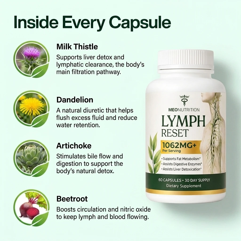 Inside Every Capsule: Milk Thistle, Dandelion, Artichoke, Beetroot